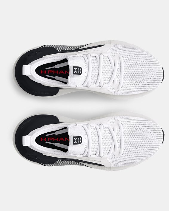 Grade School UA HOVR™ Phantom 3 SE Running Shoes in White image number 2